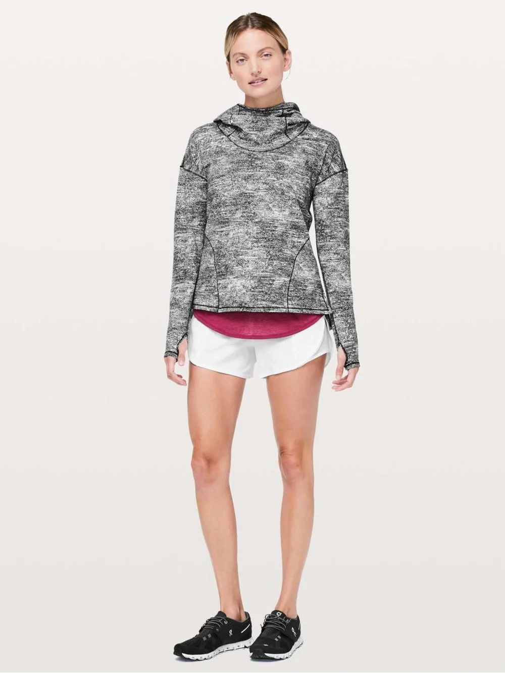 Lululemon Forever Endeavour Long Sleeve Rulu Cowl Neck Pullover Size 8